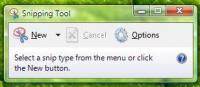 Инструмент для скриншотов в Vista